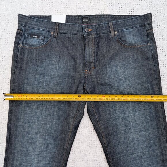 NWT BOSS Hugo Boss Black Label Kansas Regular Fit Jeans Size 42x34 - Picture 4 of 11